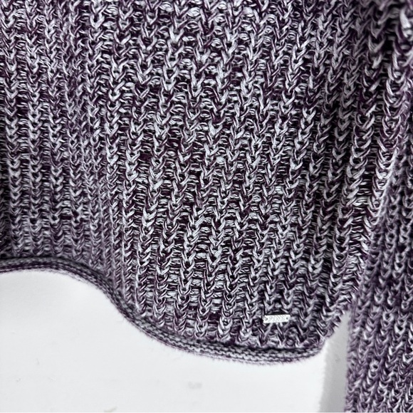 PINK Victoria Secret Boatneck Sweater Purple White XSmall - Picture 6 of 9